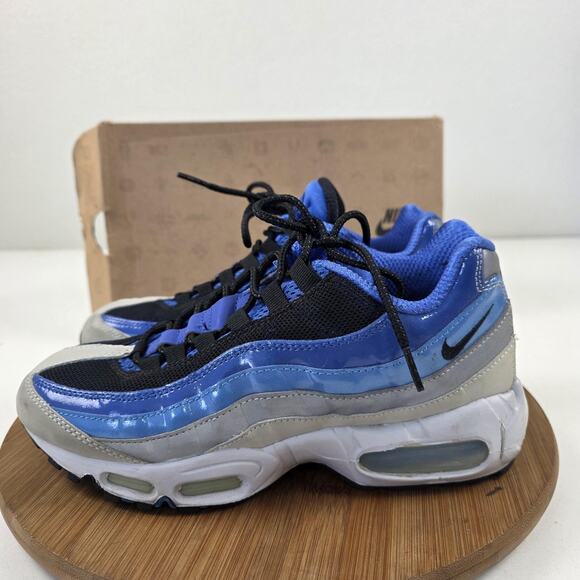 Nike Air Max 95 Shoes Mens Size 7.5 Blue Black Gray Running OG Box 609048-404 - Picture 1 of 16